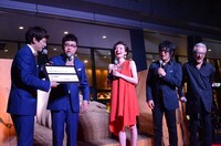 「ザ・マミー／呪われた砂漠の王女」公開記念スペシャルセレモニーの様子。