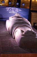 棺のサンドアート。