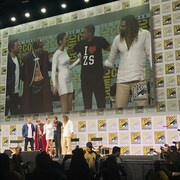 サンディエゴコミコン2017の「ジャスティス・リーグ」プロモーションの様子。