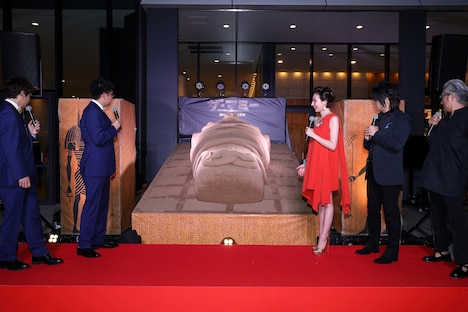 「ザ・マミー／呪われた砂漠の王女」公開記念スペシャルセレモニーの様子。