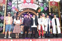 「劇場版 仮面ライダーエグゼイド トゥルー・エンディング」完成披露イベントの様子。