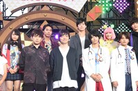 「劇場版 仮面ライダーエグゼイド トゥルー・エンディング」完成披露イベントの様子。