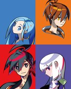 展覧会「西尾維新大辞展」グッズ。描き下ろしキャンバスアート。