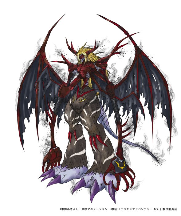 渡辺けんじ描き下ろしのヴェノムヴァンデモンアンデッド。