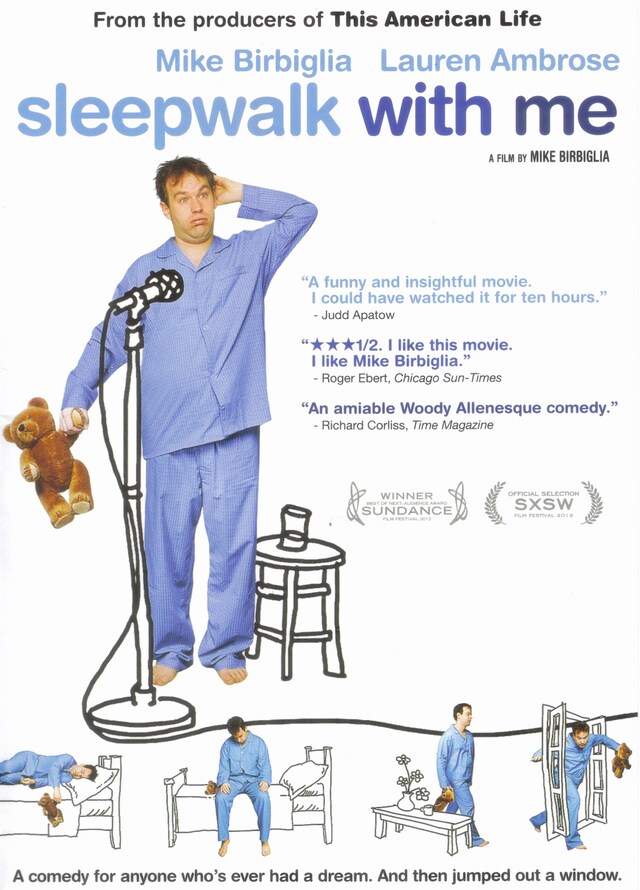 「スリープウォーク・ウィズ・ミー」ビジュアル