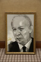 石田スイが描いた、村井國夫演じる芳村功善。