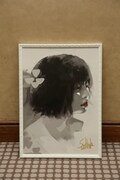 石田スイが描いた、桜田ひより演じる笛口雛実。