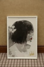 石田スイが描いた、桜田ひより演じる笛口雛実。