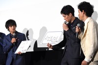 「東京喰種 トーキョーグール」初日舞台挨拶の様子。