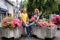 「ロスト・イン・パリ」監督のドミニク・アベル（左）とフィオナ・ゴードン（右）。