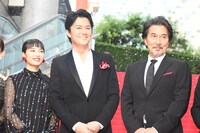 「三度目の殺人」レッドカーペットイベントの様子。