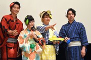 左から岐洲匠、大久保桜子、榊原徹士、柴崎貴行。
