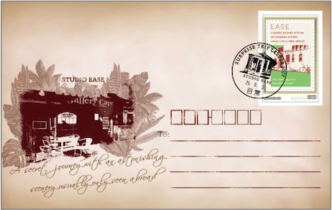 会場で配布されるオリジナルレターセット。