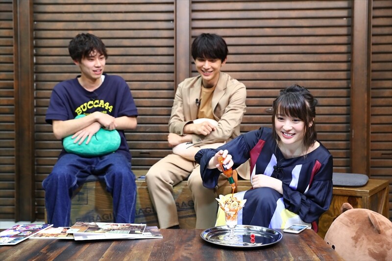 吉沢亮、「銀魂-ミツバ篇-」LINE LIVEで北乃きいと一緒に戸塚純貴を翻弄