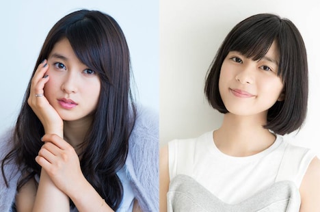 「累 ―かさね―」キャスト。左から土屋太鳳、芳根京子。 (c)2018映画「累 ―かさね―」製作委員会  (c)松浦だるま／講談社