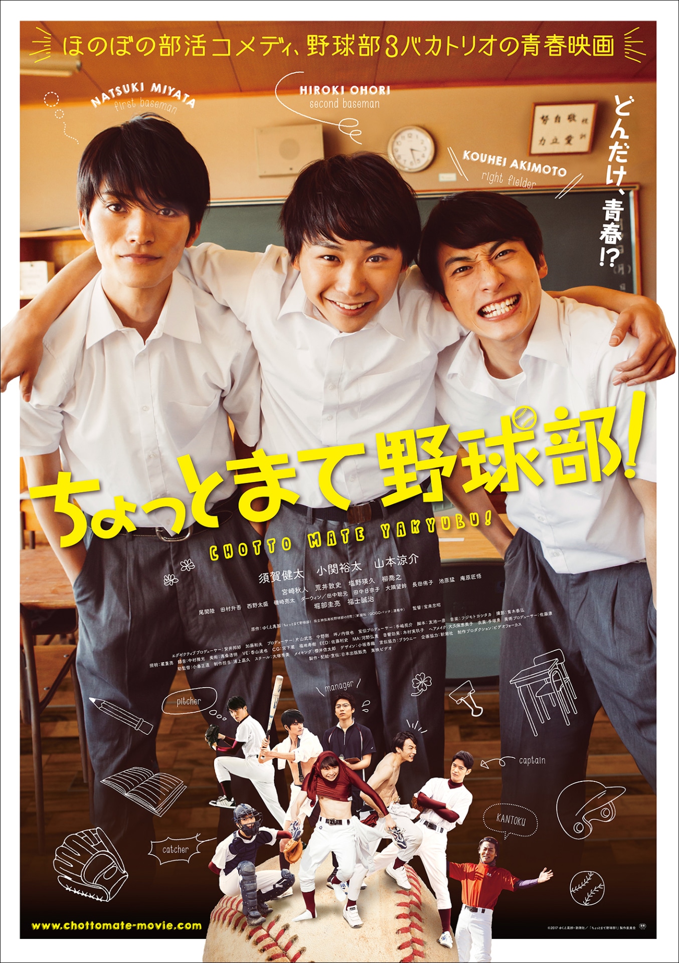 「ちょっとまて野球部！」ポスタービジュアル