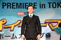 「スパイダーマン：ホームカミング」ジャパンプレミアイベントにて、トム・ホランド。