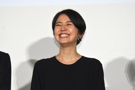 満面の笑みを浮かべる長澤まさみ。