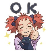 「メアリと魔女の花」LINEスタンプ