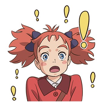 「メアリと魔女の花」LINEスタンプ