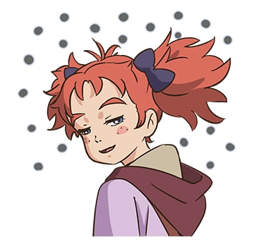 「メアリと魔女の花」LINEスタンプ