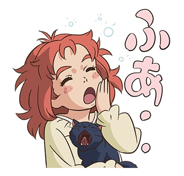 「メアリと魔女の花」LINEスタンプ