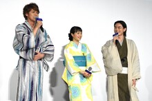 左から宮野真守、広瀬すず、菅田将暉。