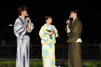 左から宮野真守、広瀬すず、菅田将暉。