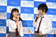 「二度めの夏、二度と会えない君」プレミア試写会の様子。