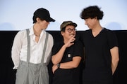 左から野田洋次郎、ヤン・イクチュン、松永大司。
