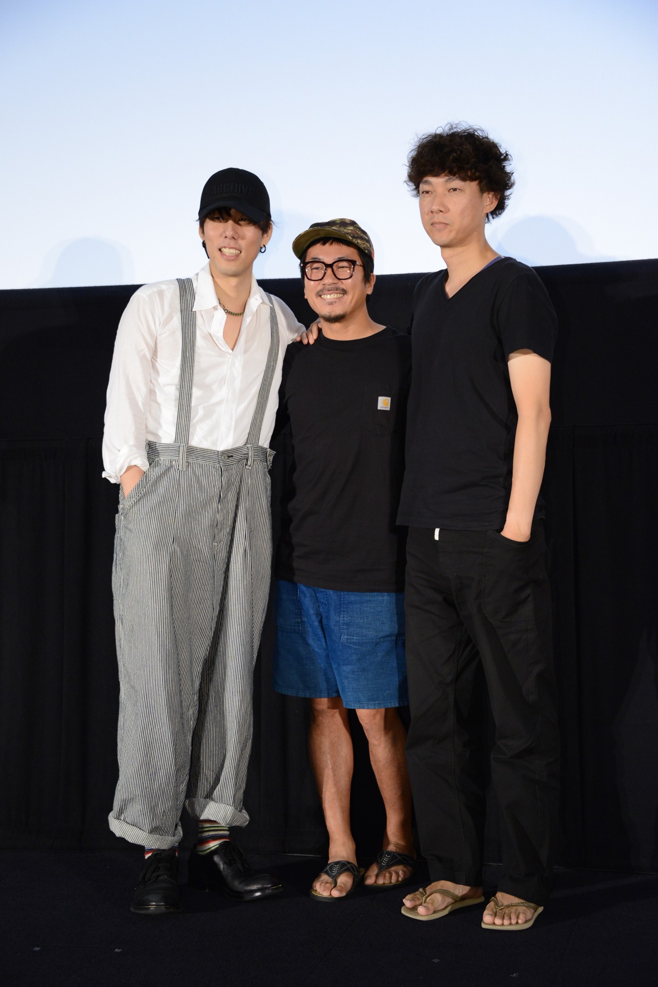 左から野田洋次郎、ヤン・イクチュン、松永大司。