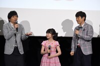 「映画くまのがっこう パティシエ・ジャッキーとおひさまのスイーツ」「映画ふうせんいぬティニー なんだかふしぎなきょうりゅうのくに！」完成披露の様子。