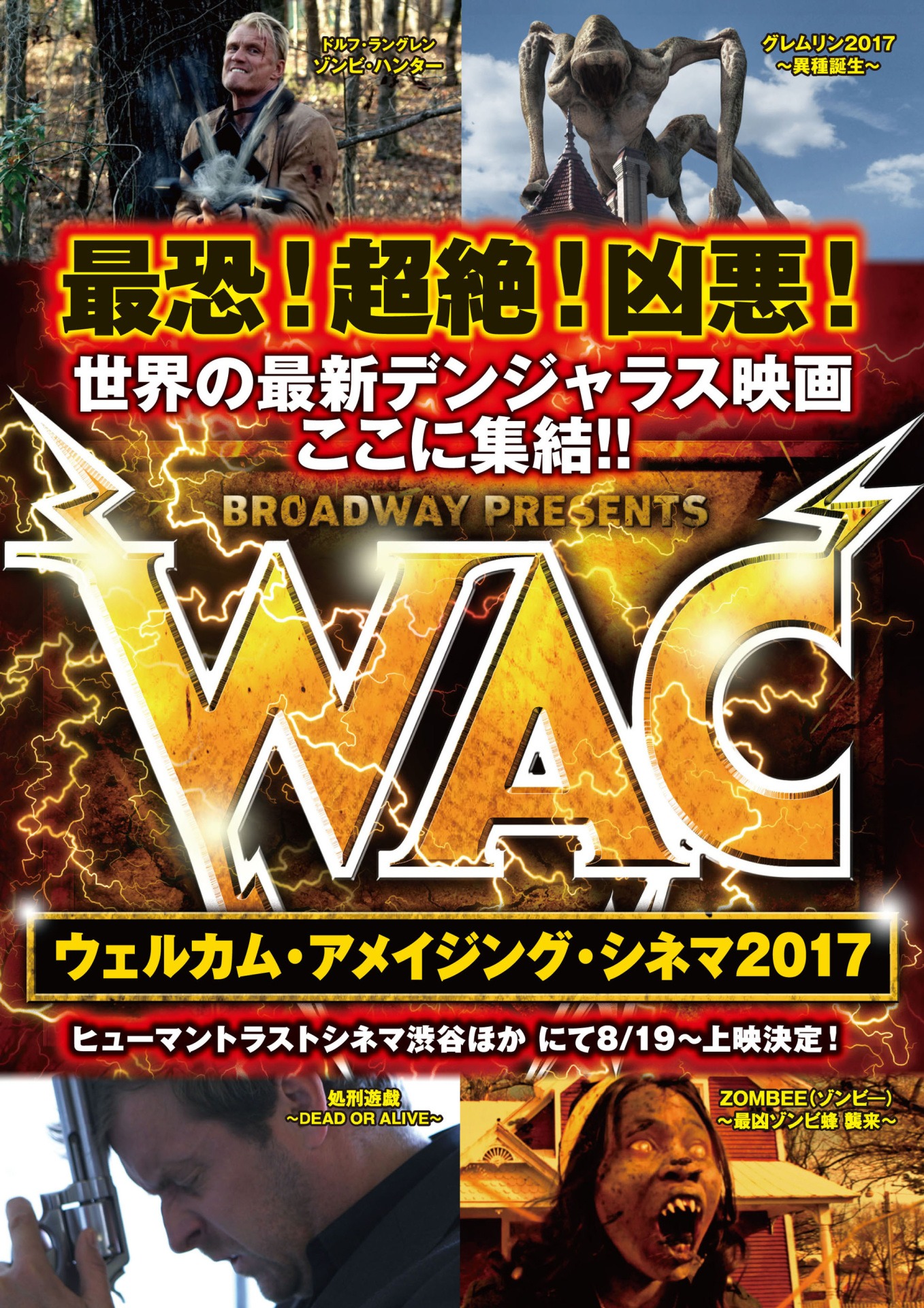 「ウェルカム・アメイジング・シネマ2017」チラシ表