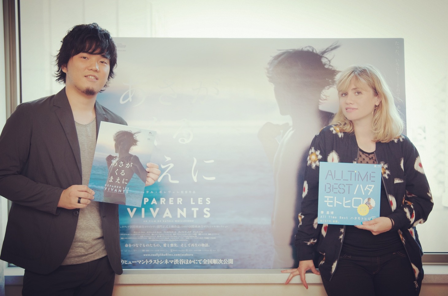 左から秦基博、カテル・キレヴェレ。Photo by Shigeo Gomi (c) / ReallyLikeFilms