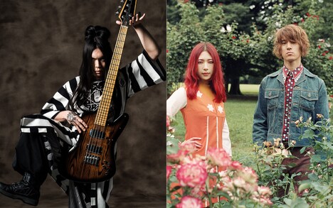 左からKenKen、GLIM SPANKY。