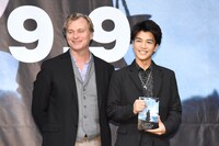「ダンケルク」来日記者会見の様子。