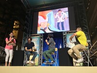 「Infini-T Force 放送1ヶ月前記念！国内最速ちょい見せ＆トークショー 重大発表SP!!」の様子。