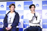 左から黒木啓司、稲葉友。