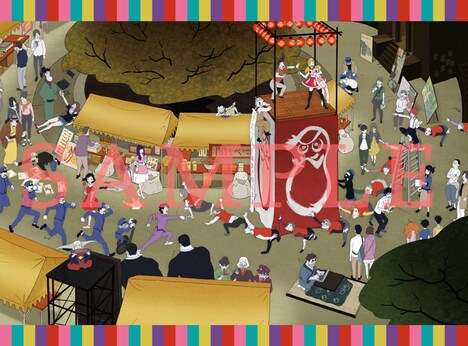 伊東伸高による描き下ろしイラストを使用した大判ポストカード。