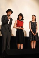 「幼な子われらに生まれ」初日舞台挨拶の様子。