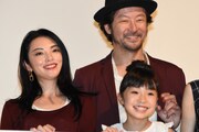 「幼な子われらに生まれ」初日舞台挨拶の様子。