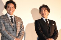 「関ヶ原」初日舞台挨拶の様子。