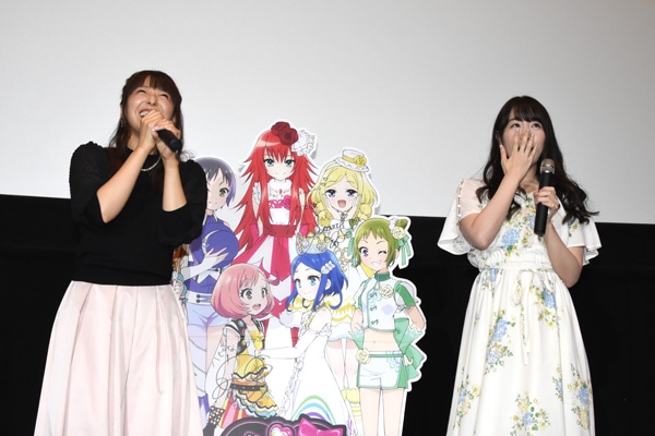 左から加藤英美里、後藤沙緒里。