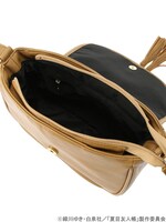 「夏目友人帳 刺しゅうショルダーバッグ」のベージュ。