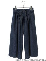 「夏目友人帳 レースアップデニムガウチョ」