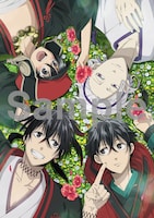 Amazon購入者特典のオリジナルB2布ポスター。