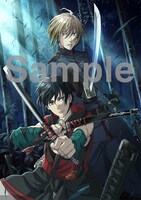 アニメガ、文教堂購入者特典のオリジナルA3タペストリー。