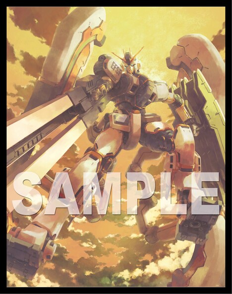 カトキハジメが描き下ろした、「機動戦士ガンダム サンダーボルト BANDIT FLOWER COMPLETE EDITION」のパッケージイラスト。