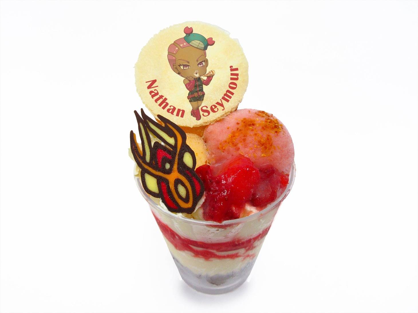 ネイサンのファイヤーアイスパフェ（800円）