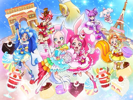 「映画キラキラ☆プリキュアアラモード パリッと！想い出のミルフィーユ！」ポスタービジュアル